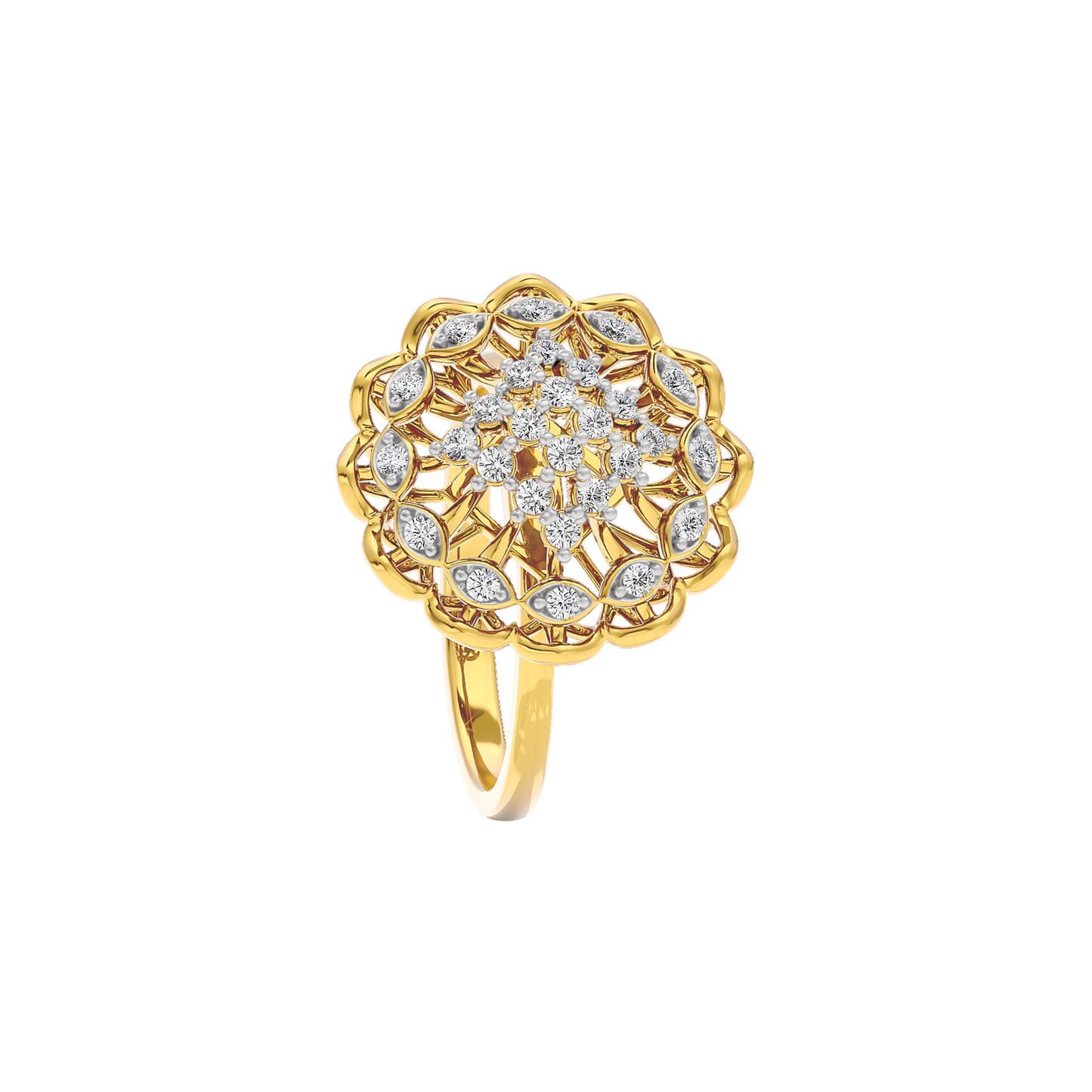 Daisy Diamond Ring