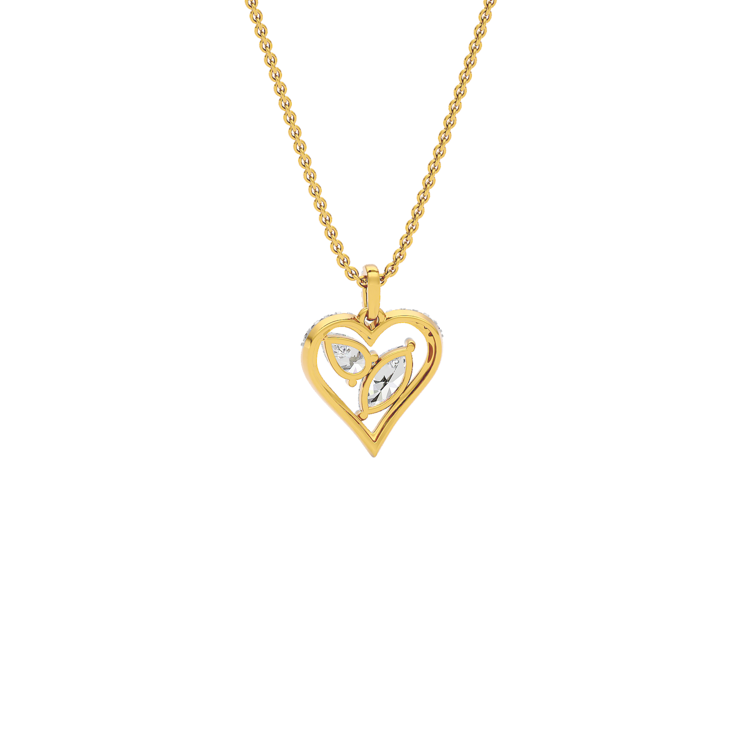 Stellar Embrace Diamond Pendant