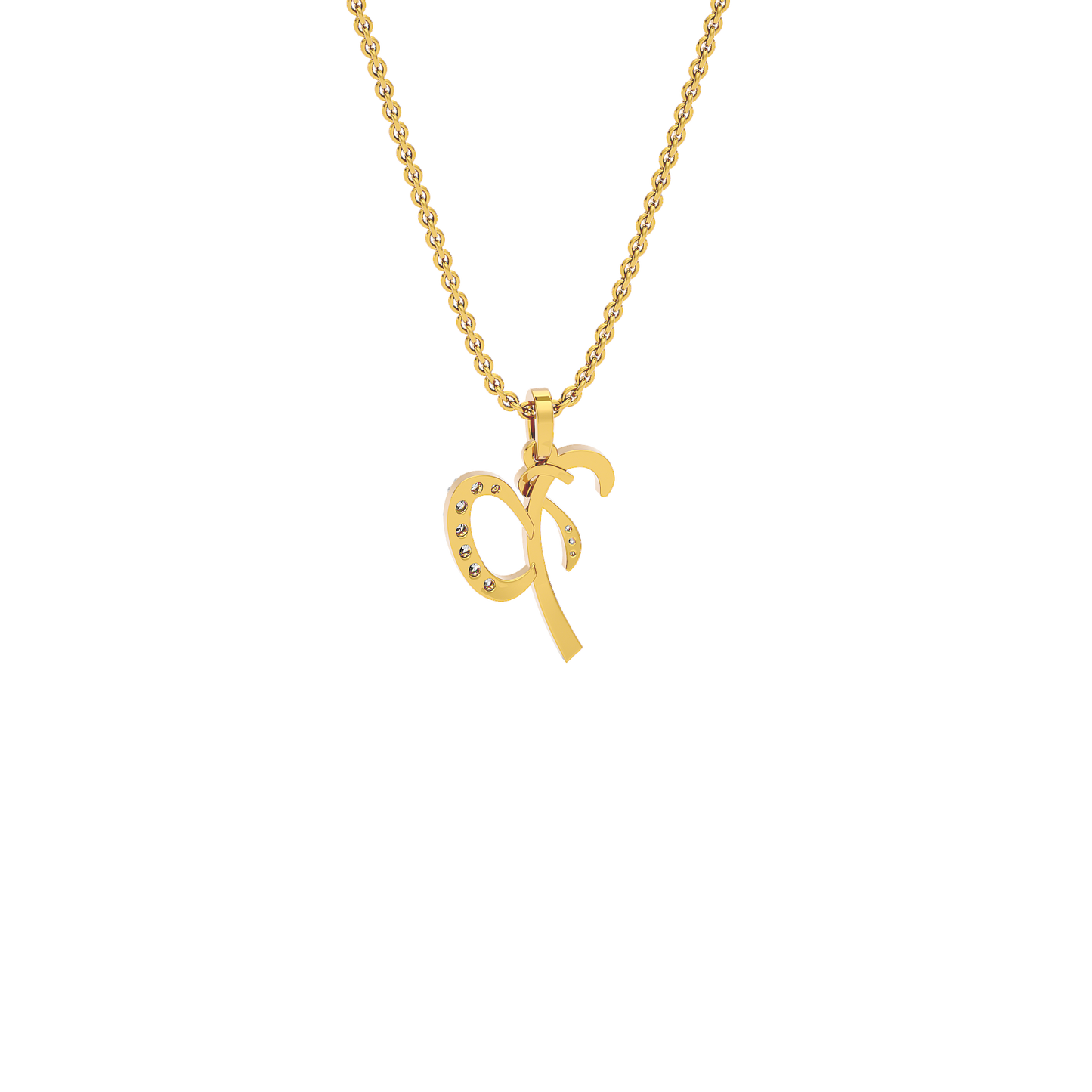 Precious ‘P’ Diamond Pendant