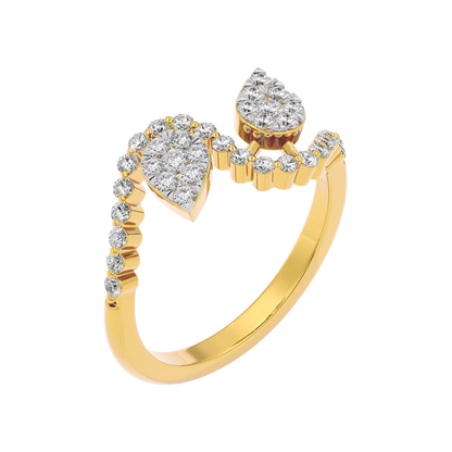 Verena Two Tone Diamond Ring