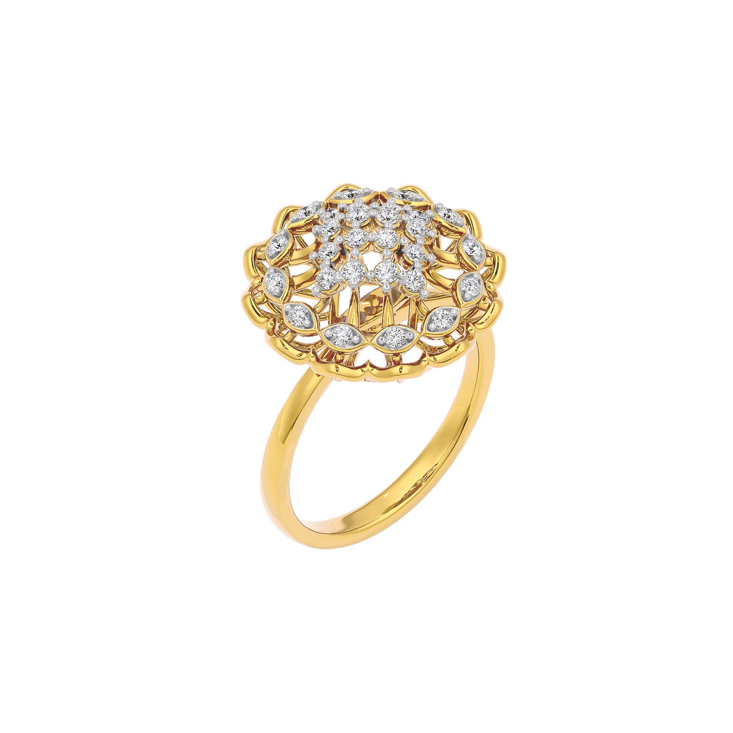 Daisy Diamond Ring
