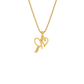 Radiant ‘R’ Diamond Pendant