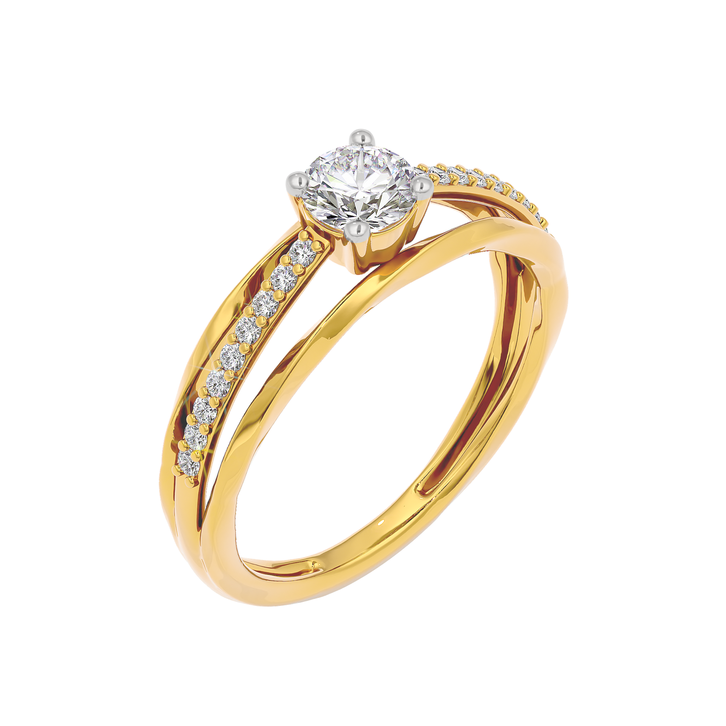 Ada Diamond Solitaire Ring