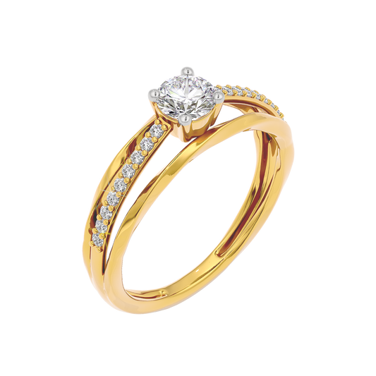 Ada Diamond Solitaire Ring - Limelight Diamonds