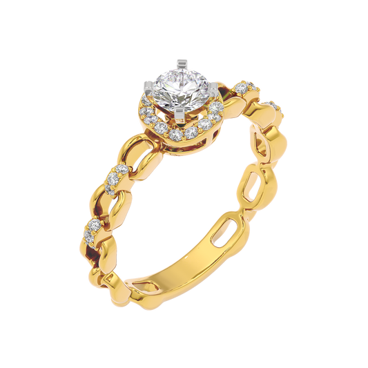 Calista Diamond Solitaire Ring