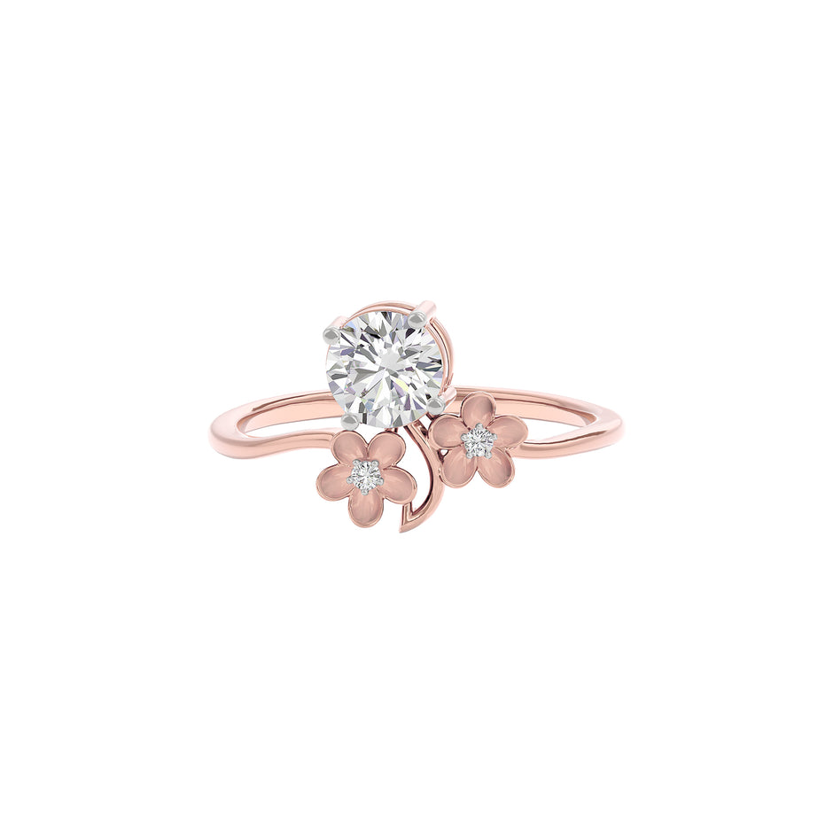 Pristine Glow Diamond Ring 18 KT / Rose Gold / 22
