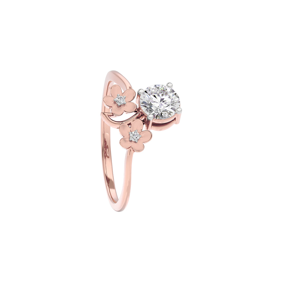 Pristine Glow Diamond Ring 18 KT / Rose Gold / 22
