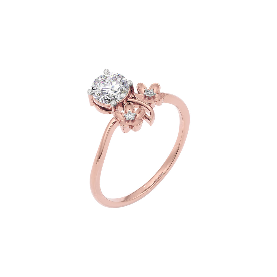 Pristine Glow Diamond Ring 18 KT / Rose Gold / 22