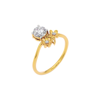 Pristine Glow Diamond Ring 18 KT / Yellow Gold / 22