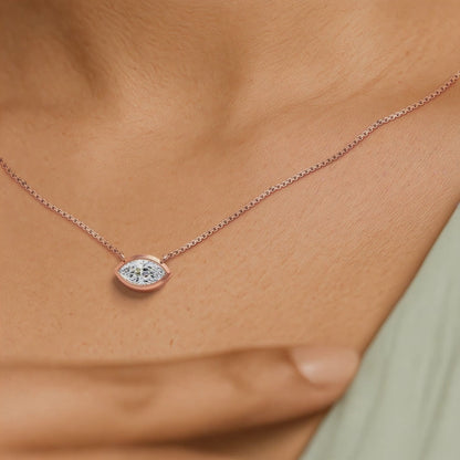 The Little Boat Diamond Chain Necklace