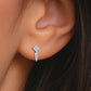 Crystal Pull Diamond Earrings