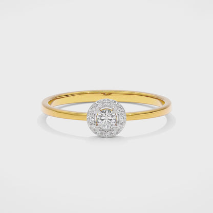 Enchanted Kreis Halo Diamond Ring
