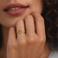 Casual Glimmer Diamond Ring