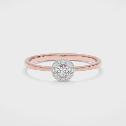 Enchanted Kreis Halo Diamond Ring