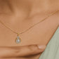 Leafy Glow Diamond Pendant