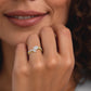 Wavecrest Pear Diamond Ring