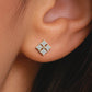 Silent Stars Diamond Stud Earrings