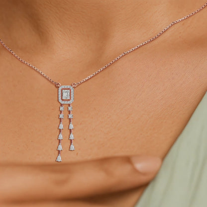 Aurora Diamond Chain Necklace