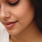 Round Solitaire Diamond Nose Pin