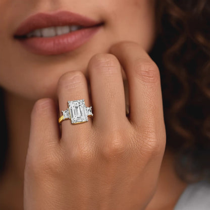 Three Times Yes Diamond Engagement Ring
