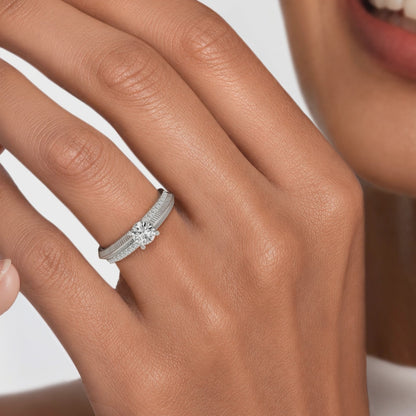 Kerin Two Tone Diamond Ring