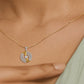 Opulent Opal Diamond Pendant