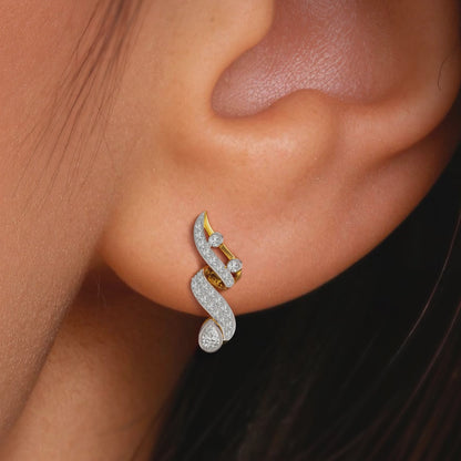 Trinkle Diamond Earrings