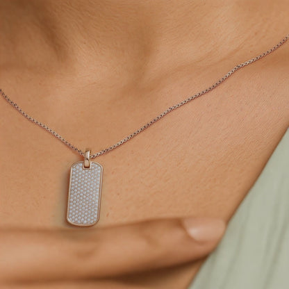 Power Brick Diamond Pendant