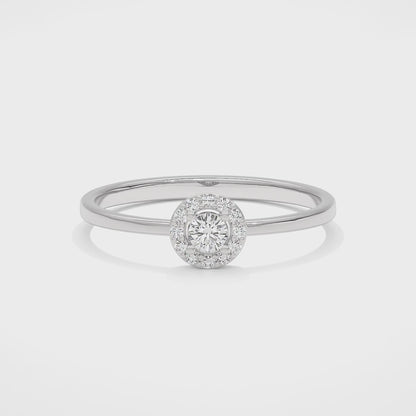 Enchanted Kreis Halo Diamond Ring
