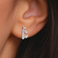 Sparkling Edge Diamond Earrings