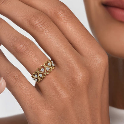 Twilight Serenade Diamond Ring