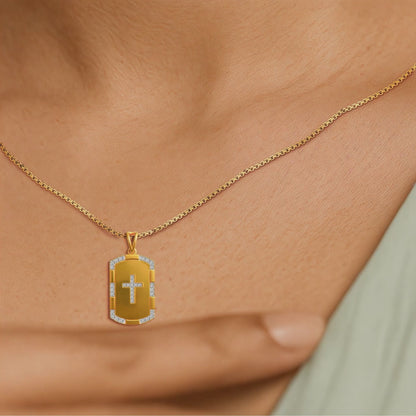 Aura Panel Diamond Pendant