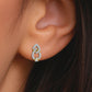 Pear Fusion Diamond Earrings