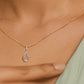 The Teardrop Diamond Pendant