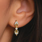 Brilliant Swirl Fashion Diamond Hoop Earrings