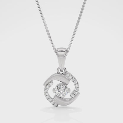 Sapphire Mirage Diamond Pendant