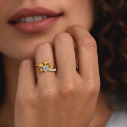 Glimmer Dash Diamond Ring
