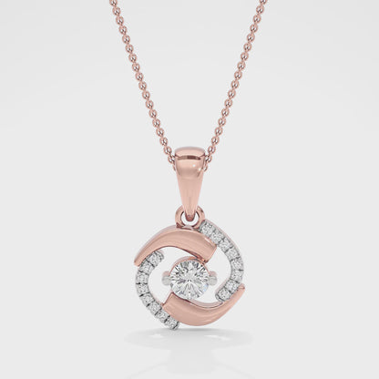 Sapphire Mirage Diamond Pendant