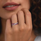 Pink Orchid Curve Fashion Diamond Ring