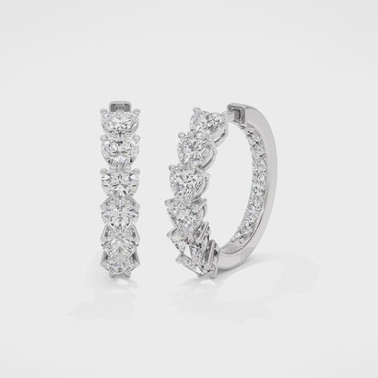 Silken Whisper Diamond Earrings