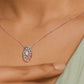 Luxe Circlet Diamond Pendant