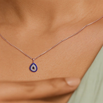 Pebble Grace Evil Eye Diamond Pendant