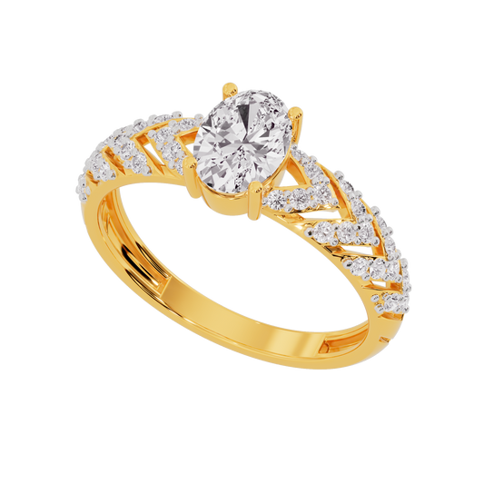 Radiant Reverence Diamond Ring