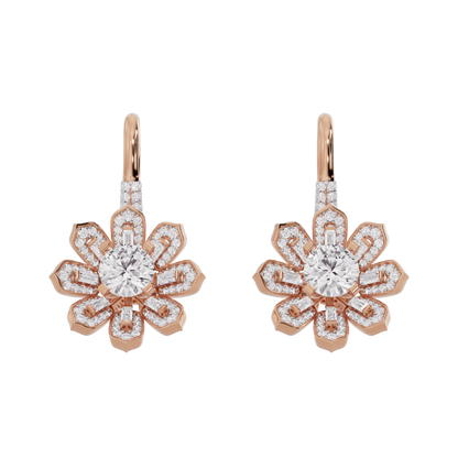 Luminous Loom Diamond Cascade Earrings