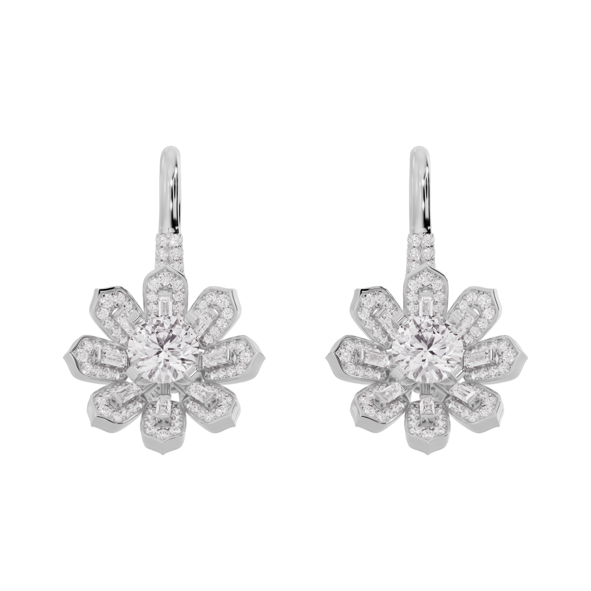 Luminous Loom Diamond Cascade Earrings