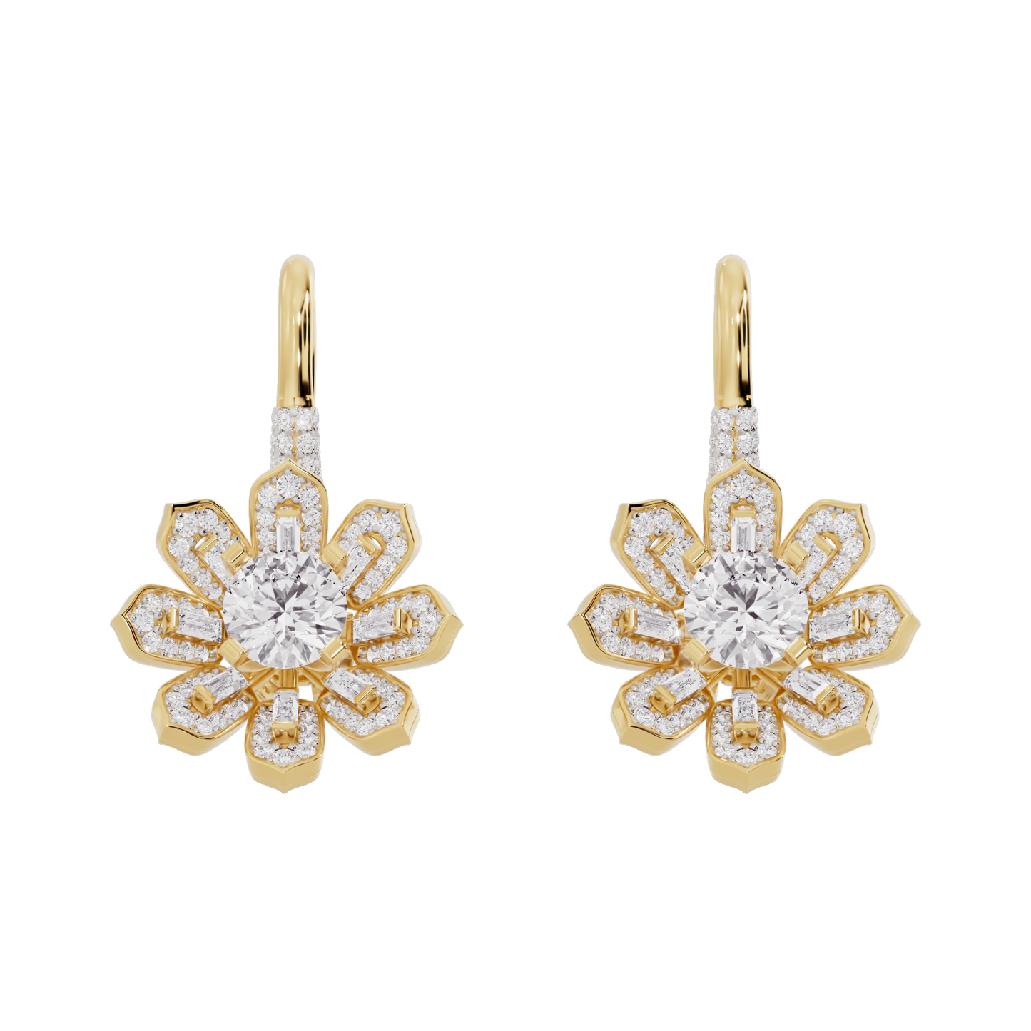 Luminous Loom Diamond Cascade Earrings