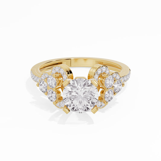 Vintage Romance Diamond Ring