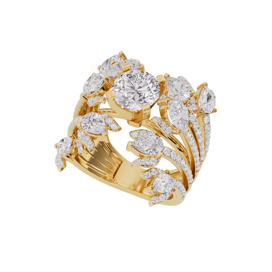 Dazzling Dawn Diamond Ring