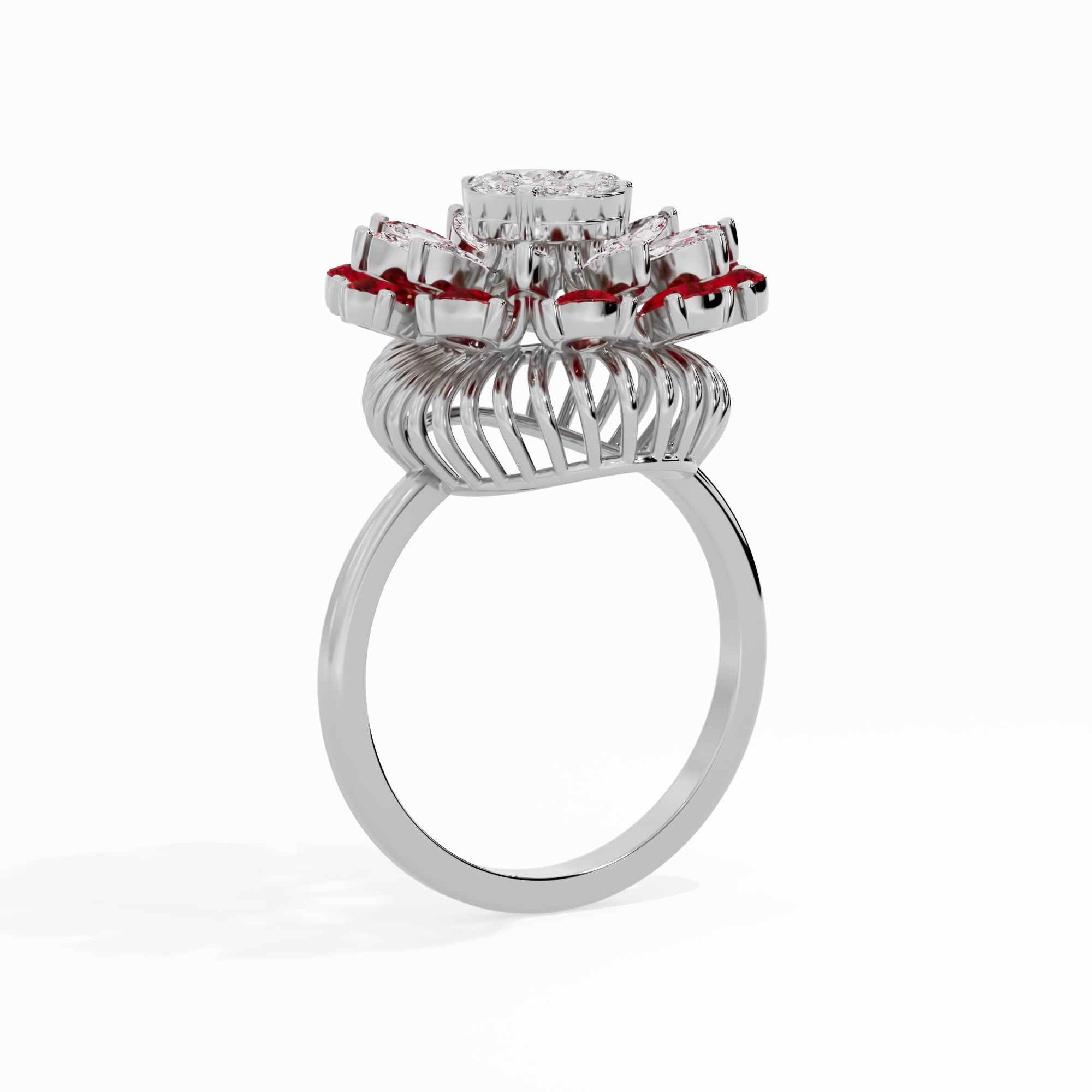 Sterling Diamond Ring