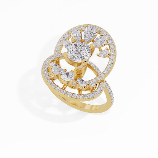 Celestial Serenity Diamond Ring